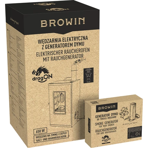 Elektrische rookkast – dragON met rookgenerator, digitaal, 65 L - 35