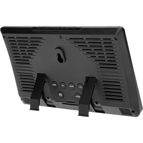 Elektronisch weerstation – draadloos, met sensor, zwart - 5