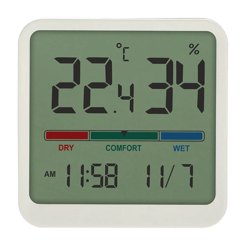 Elektronische kamertemperatuurmeter, wit - 2