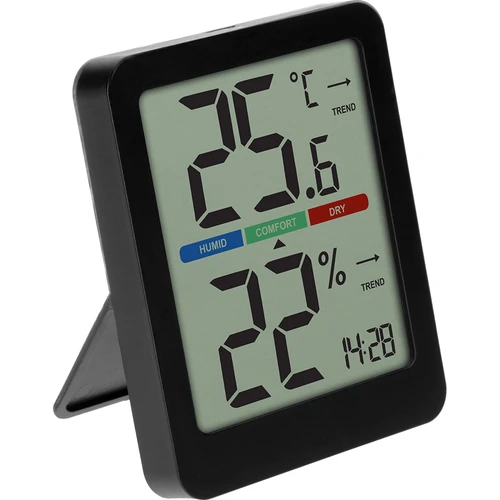 Elektronische kamertemperatuurmeter, zwart - 3