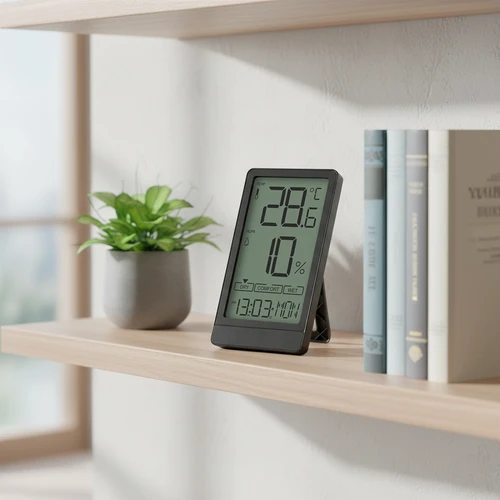 Elektronische kamerthermometer van Soens, zwart - 8