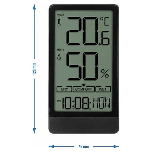 Elektronische kamerthermometer van Soens, zwart - 6