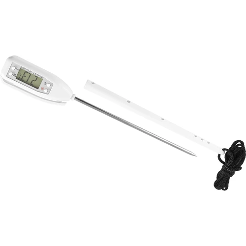 Elektronische keukenthermometer (-50°C tot +300°C) met etui, wit