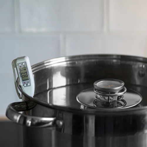 Elektronische keukenthermometer (-50°C tot +300°C) met etui, wit - 3