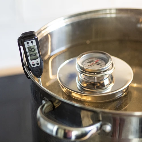 Elektronische keukenthermometer (-50°C tot +300°C) met etui, zwart - 3