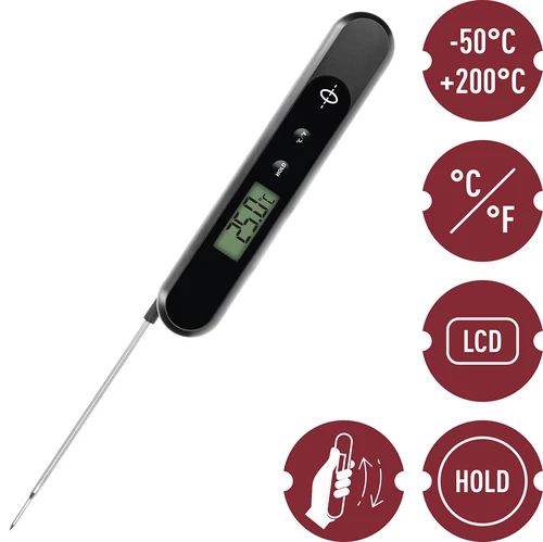 Elektronische keukenthermometer handmatig opgeladen - 7