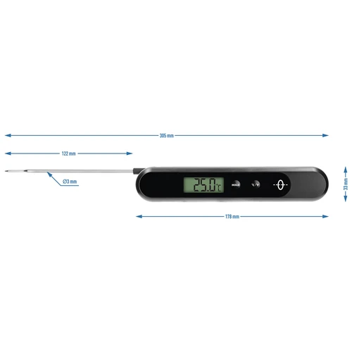 Elektronische keukenthermometer handmatig opgeladen - 8