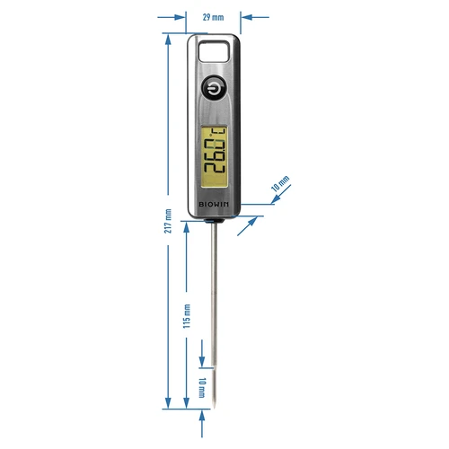 Elektronische keukenthermometer, LCD (-50°C tot +200°C) - 4