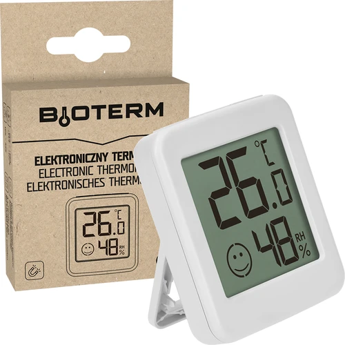 Elektronische thermometer met comfortindicator, wit - 7