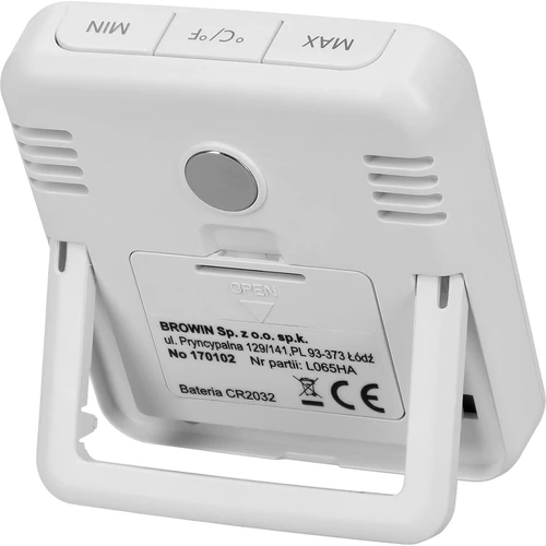 Elektronische thermometer met comfortindicator, wit - 5