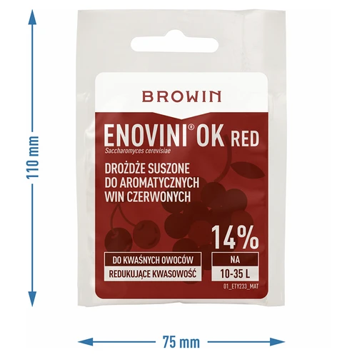 Enovini® OK RED - wijngist die de zuurgraad verlaagt 7 g - 4