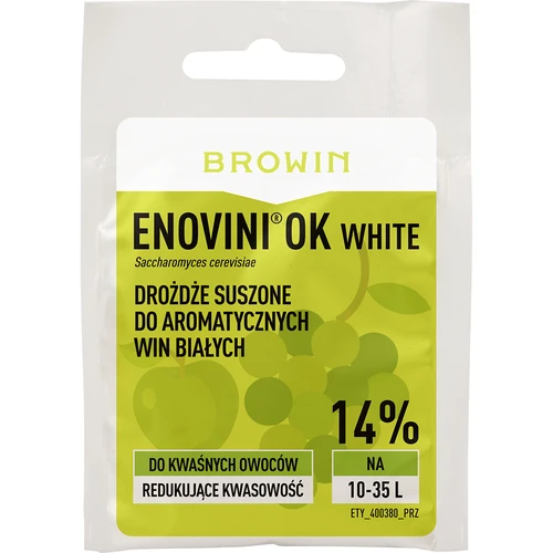 Enovini® OK WHITE - wijngist die de zuurgraad verlaagt 7 g