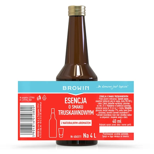 Essence met aardbeiensmaak, 40 ml - 4