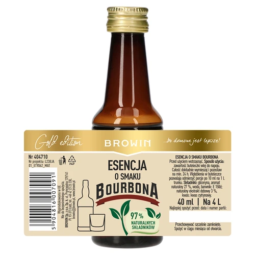 Bourbon-essence voor 4 L, 40 ml - 5