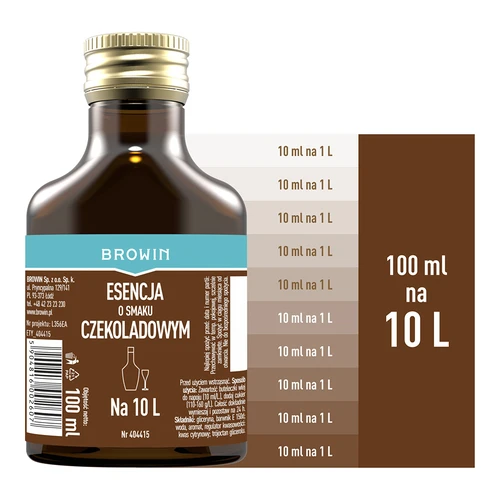 Essence met chocoladesmaak 100 ml voor 10 L - 4