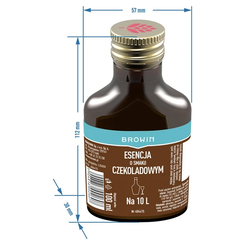 Essence met chocoladesmaak 100 ml voor 10 L - 5