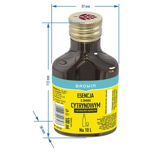 Essence met citroensmaak met natuurlijke aroma voor 10 L - 100 ml - 6