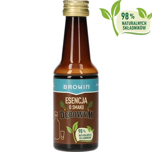 Essence met eikenhoutsmaak, met natuurlijk aroma en extract - 40 ml voor 4 L