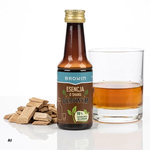 Essence met eikenhoutsmaak, met natuurlijk aroma en extract - 40 ml voor 4 L - 4