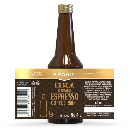 Essence met espressosmaak, voor 4 L, 40 ml - 4