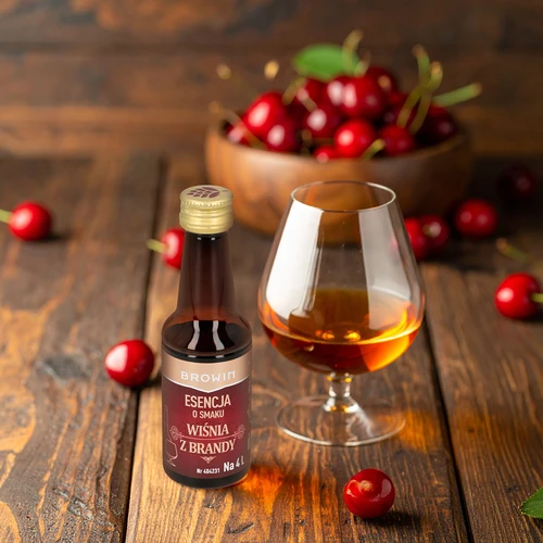 Essence met Kersensmaak en Brandy, 40 ml - voor 4 L - 7