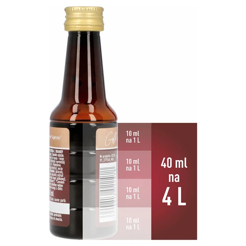 Essence met Kersensmaak en Brandy, 40 ml - voor 4 L - 5