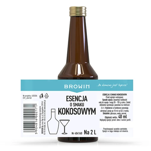 Essence met kokossmaak voor 2 L - 40 ml - 5