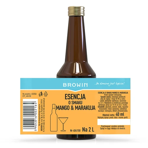 Essence met mango & passievrucht smaak voor 2 L - 40ml - 5