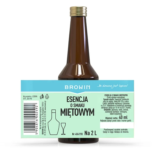 Essence met muntsmaak voor 2 L - 40ml - 4