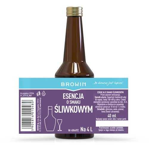 Essence met pruimensmaak voor 4 L, 40 ml - 4