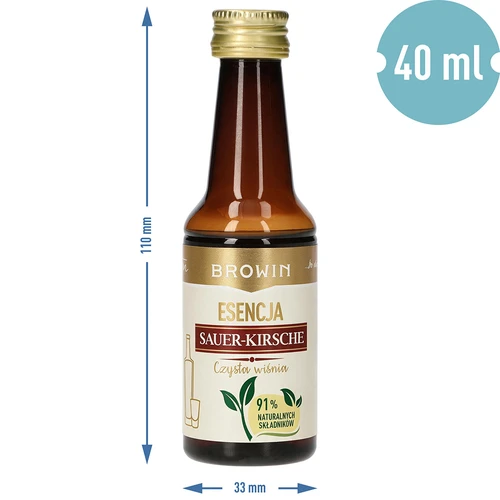 Essence Sauer-Kirsche – Czysta Wiśnia, 40 ml, voor 4 L - 7