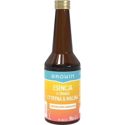Essentie met citroen-framboos smaak - 40 ml, voor 4L