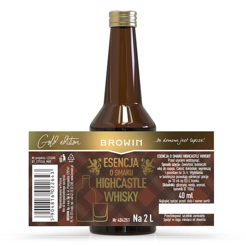 Highcastle Whisky-essence voor 2 L - 40 ml - 4