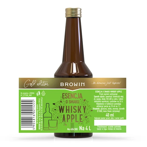 Whisky Apple-essence - 40 ml voor 4 L - 4