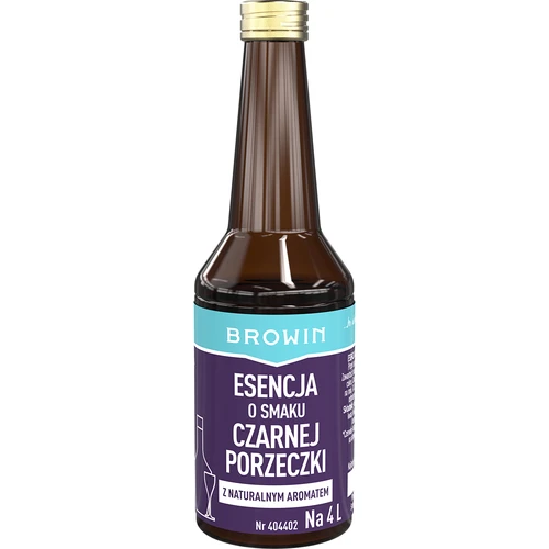 Essentie met zwarte bessensmaak met natuurlijke aroma voor 4 L - 40 ml