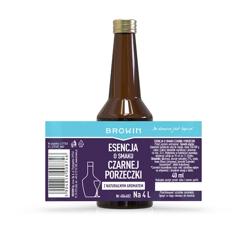 Essentie met zwarte bessensmaak met natuurlijke aroma voor 4 L - 40 ml - 6