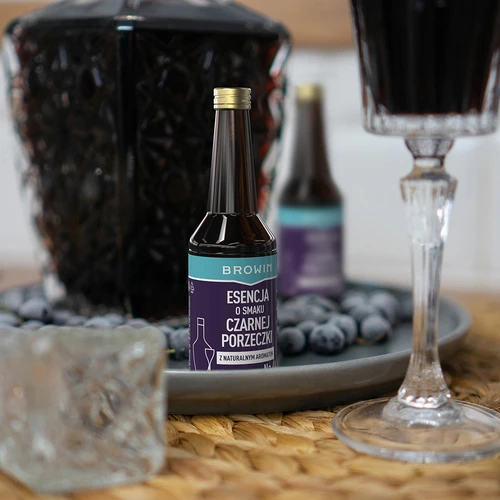 Essentie met zwarte bessensmaak met natuurlijke aroma voor 4 L - 40 ml - 9
