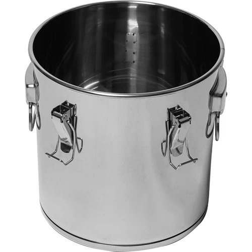 Fermentatie- en distillatiecontainer - roestvrij staal 18l, 5 klemmen - 7