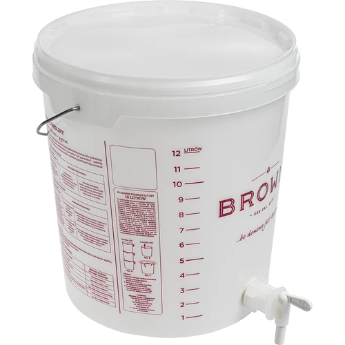 Fermentatiecontainer 15 L met deksel en kraan - 3