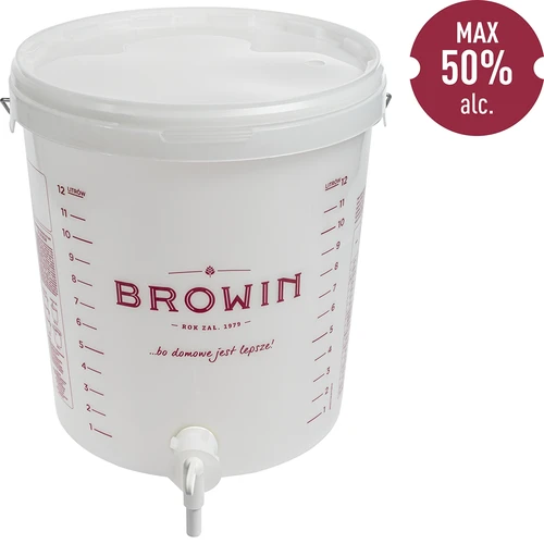Fermentatiecontainer 15 L met deksel en kraan - 2