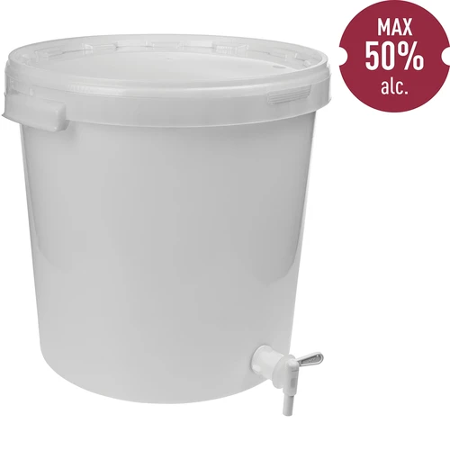 Fermentatiecontainer 30 L met deksel en kraan - 2