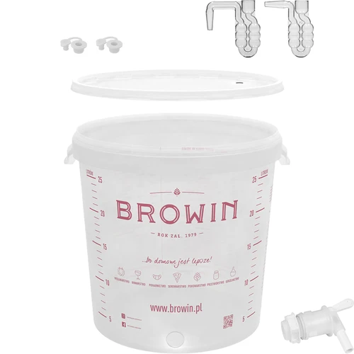 Fermentatiecontainer 30 L met deksel en kraan