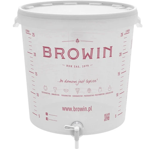 Fermentatiecontainer 30 L met deksel en kraan - 2
