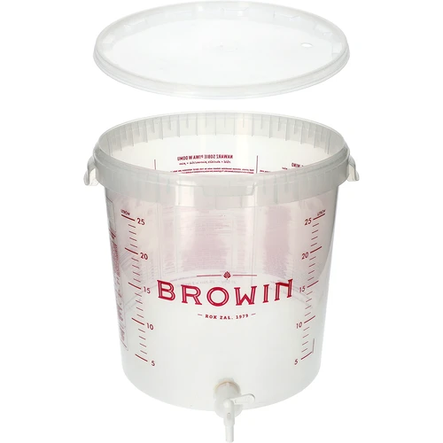 Fermentatiecontainer 30 L met deksel en kraan - 6