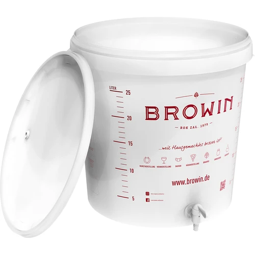 Fermentatiecontainer 30L met deksel en kraan DE - 3