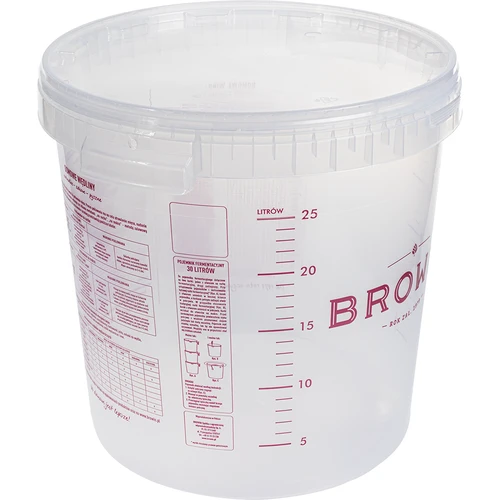 Fermentatiecontainer 30L met opdruk, 2 buisjes - 2