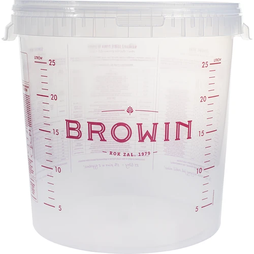 Fermentatiecontainer 30L met opdruk, 2 buisjes
