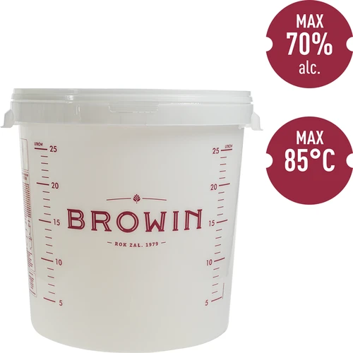 Fermentatiecontainer met deksel 30 L - 5
