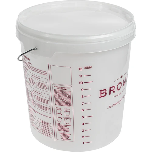Fermentatiecontainer - opdruk, deksel, 15 L - 2