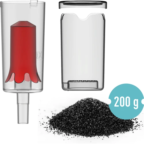 Fermentatiegeurverwijderaar + stille fermentatiepijp + actieve kokosnootkool 200 g - 2